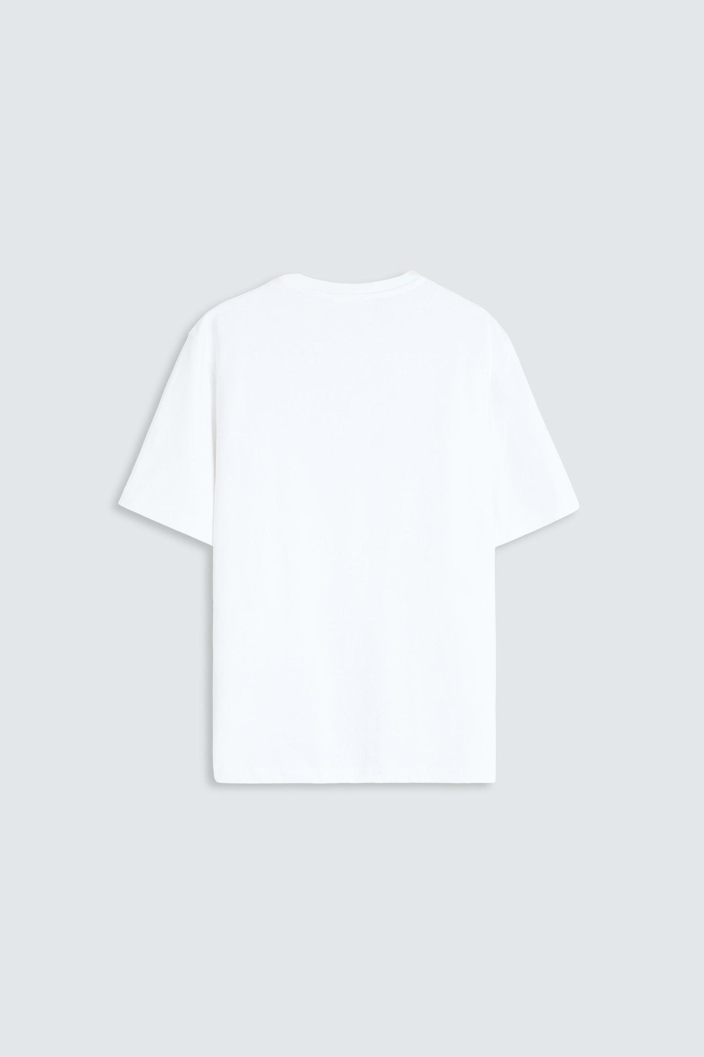 PLAYERA SEMI OVERSIZE COTTON/SPANDEX 220 GSM Extra White