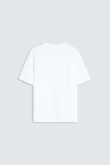 PLAYERA SEMI OVERSIZE COTTON/SPANDEX 220 GSM Extra White