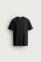 SEMI OVERSIZE COTTON/SPANDEX 220 GSM Black Ónix