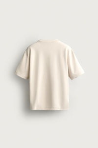 SEMI OVERSIZE COTTON/SPANDEX 220 GSM Vanila