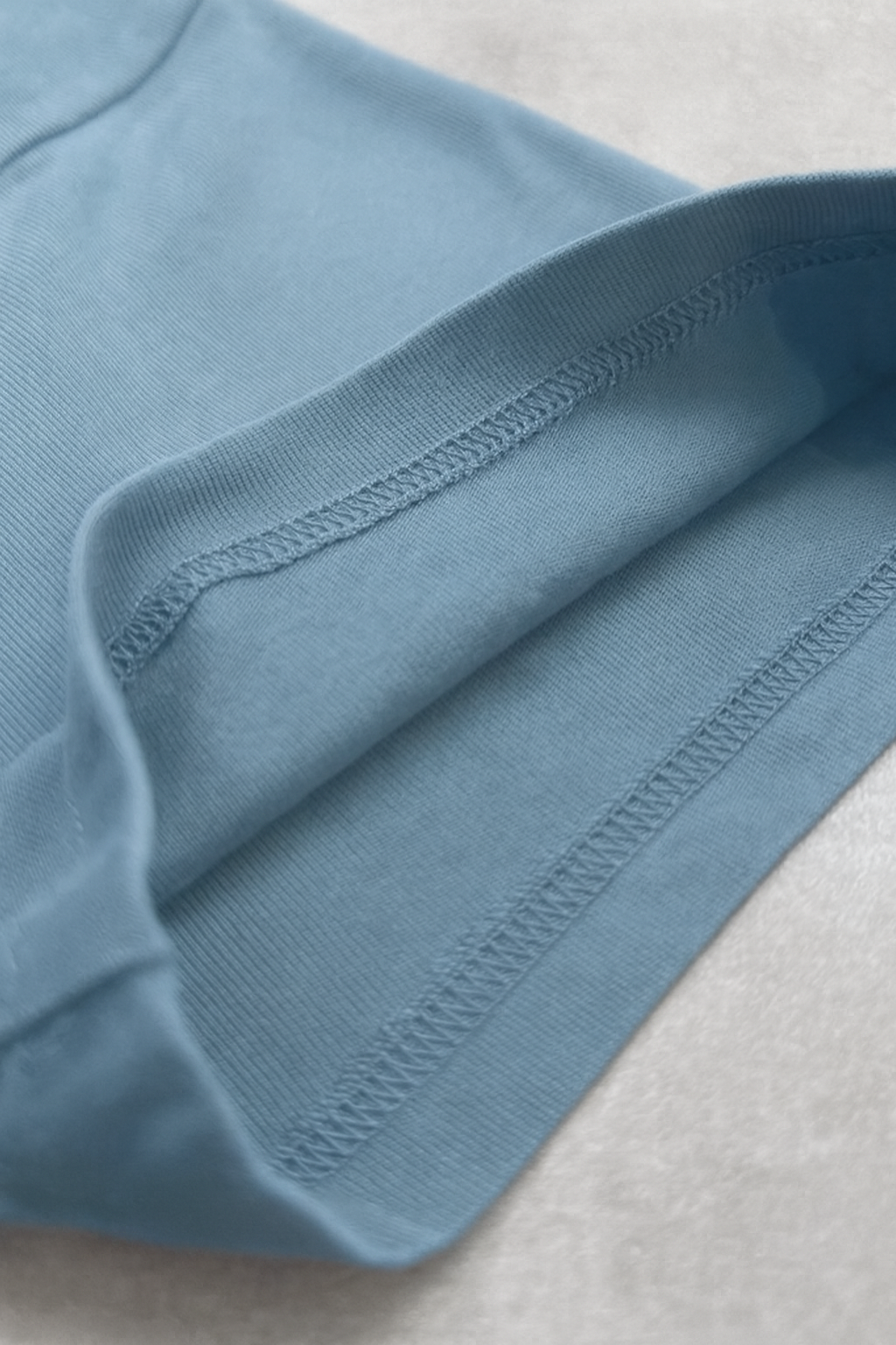 PLAYERA OVERSIZE AZUL SOFT SUPIMA 270 GSM