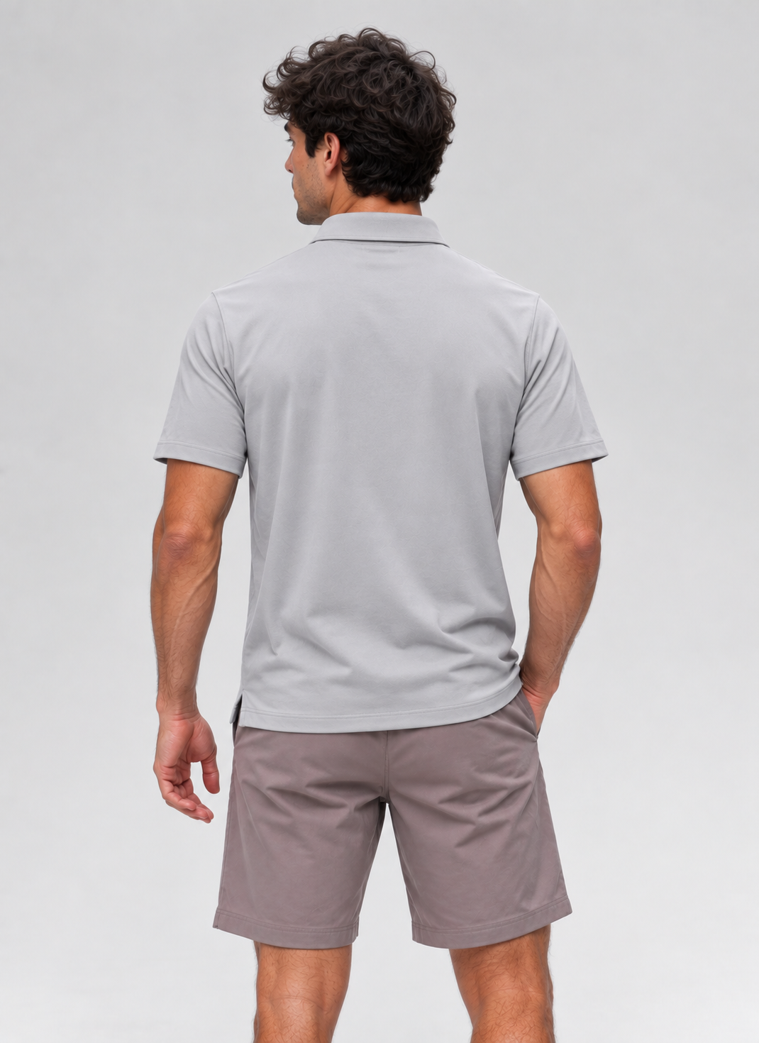 POLO PERFORMANCE SOFT GRAY