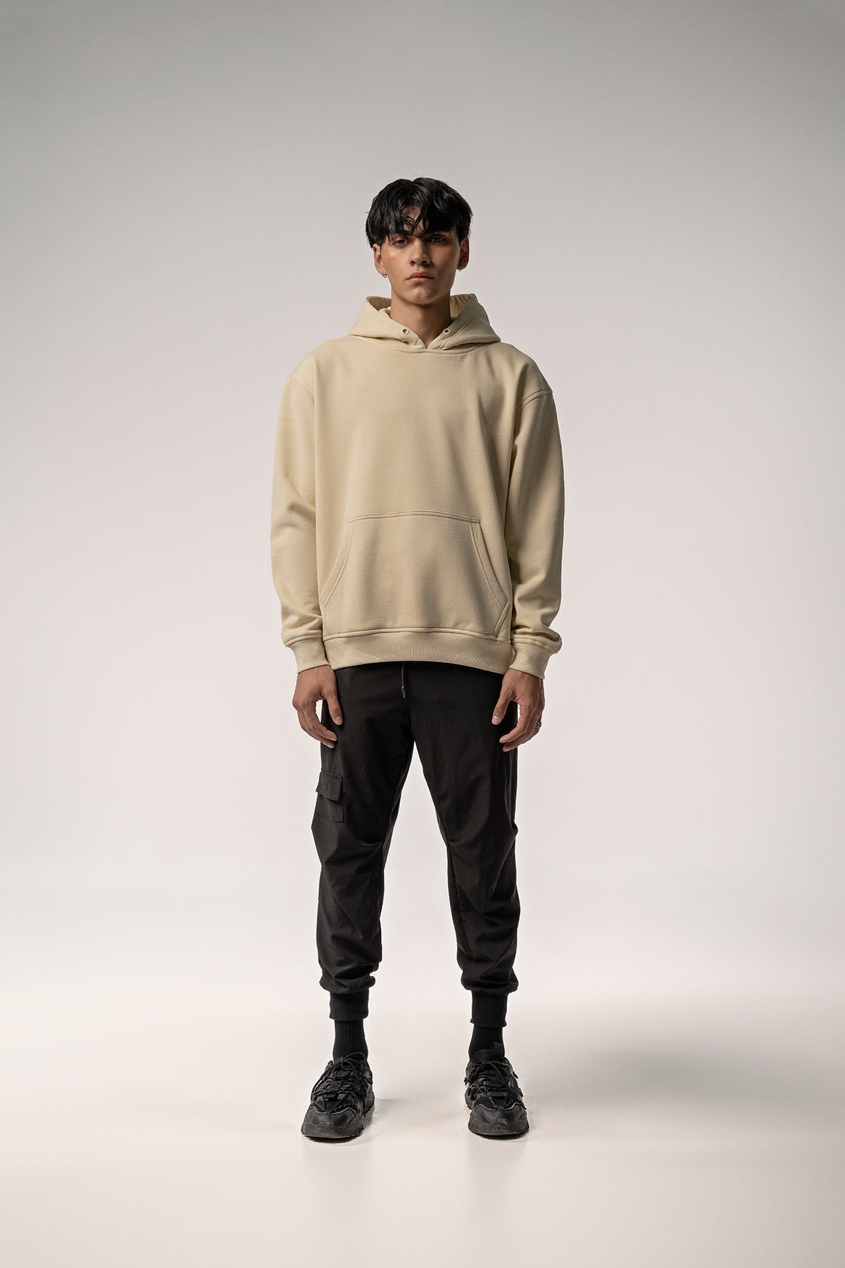 OVERSIZE BEIGE HOODIE