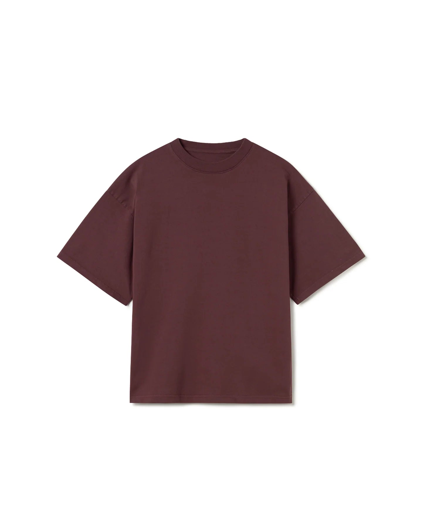 PLAYERA OVERSIZE SUPIMA 270 GSM  Marrón Cacao