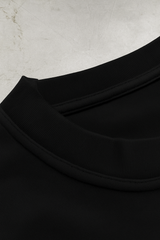 PLAYERA OVERSIZE NEGRA SUPIMA 270 GSM