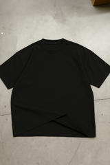 PLAYERA OVERSIZE NEGRA SUPIMA 270 GSM