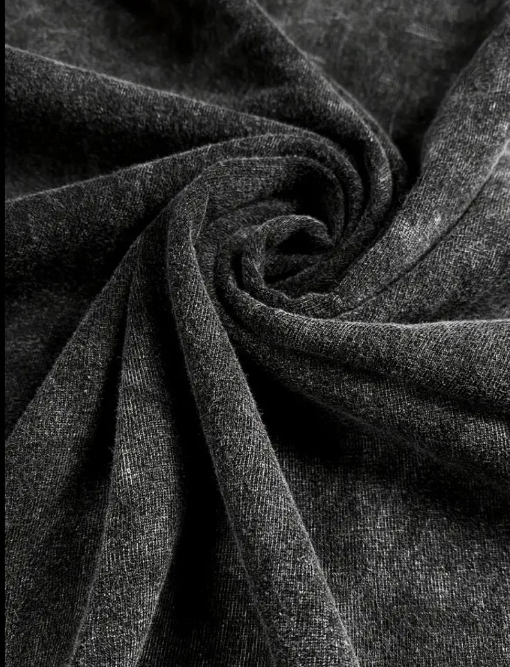 SEMI OVERSIZE ACID WASH BLACK 240 GSM