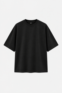 OVERSIZE SUPIMA 270 GSM Black Ónix