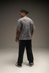 HALF TONE ACID WASH TEE 250 GSM