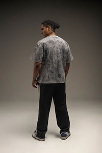 HALF TONE ACID WASH TEE 250 GSM