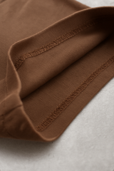 PLAYERA OVERSIZE MARRÓN SUPIMA 270 GSM