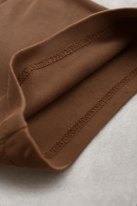 PLAYERA OVERSIZE MARRÓN SUPIMA 270 GSM