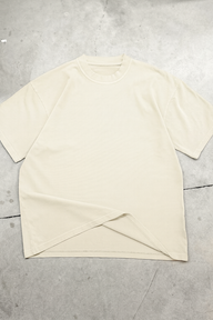 PLAYERA OVERSIZE MARFIL SUPIMA 270 GSM