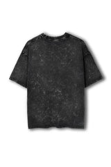 SEMI OVERSIZE ACID WASH BLACK 240 GSM