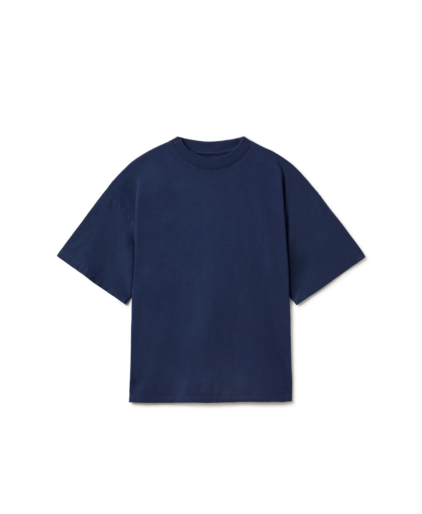 PLAYERA OVERSIZE SUPIMA 270 GSM Navy Blue