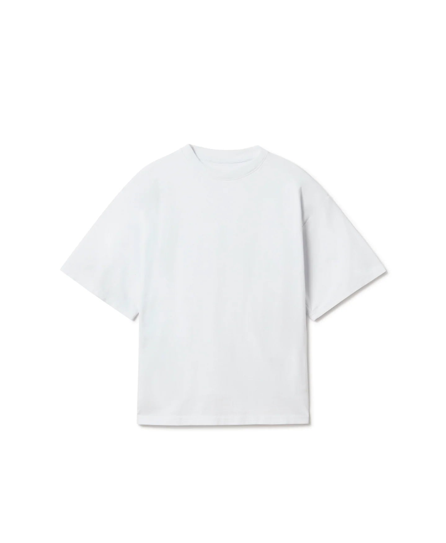 PLAYERA OVERSIZE SUPIMA 270 GSM Extra White