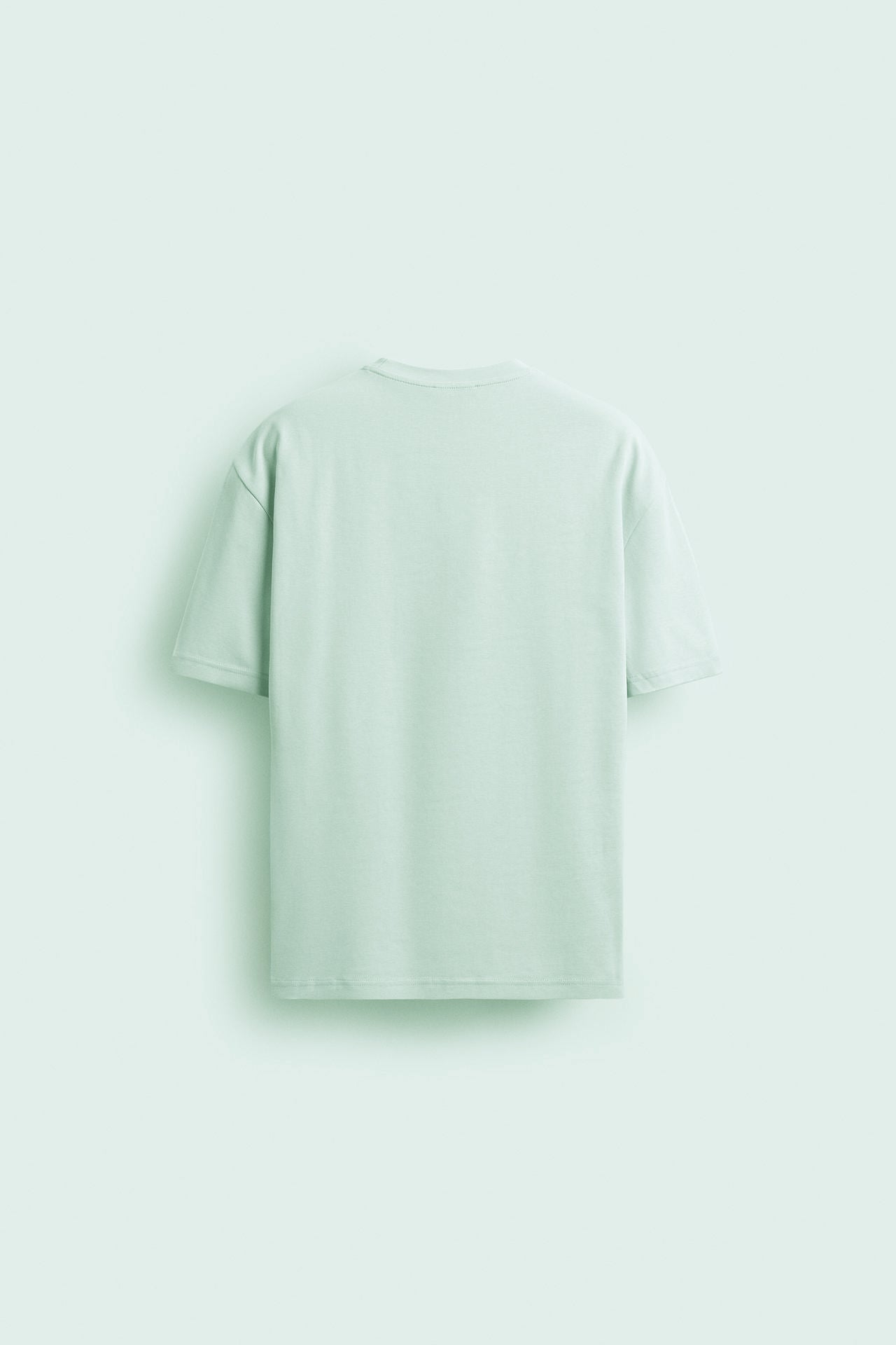 PLAYERA OVERSIZE SUPIMA 270 GSM Soft Menta